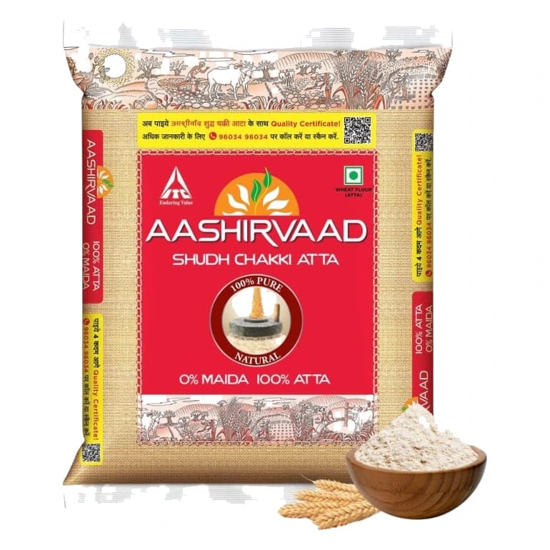 Aashirvaad Shudh Chakki Atta pack