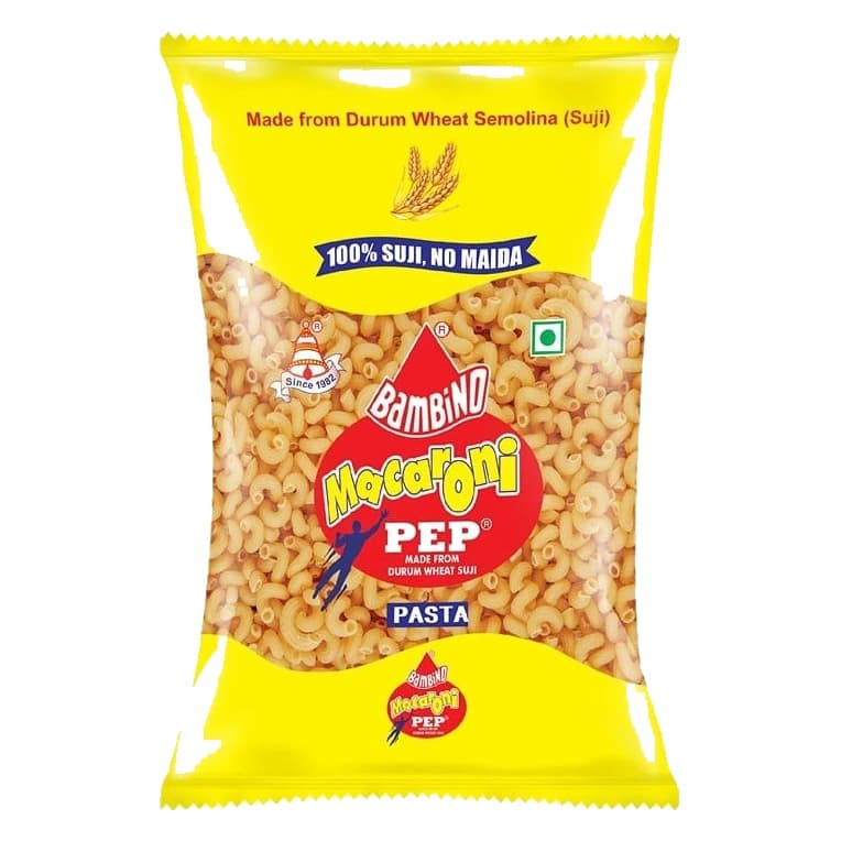Bambino Macaroni Durum Wheat Macaroni pack, front view