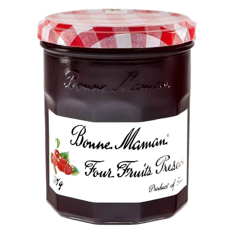 Bonne Maman Four Fruits Preserve pack, front view