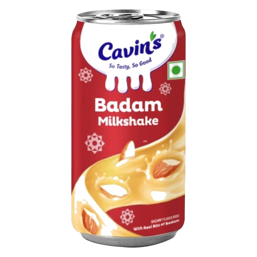Cavin's Badam Milkshake pack, front view