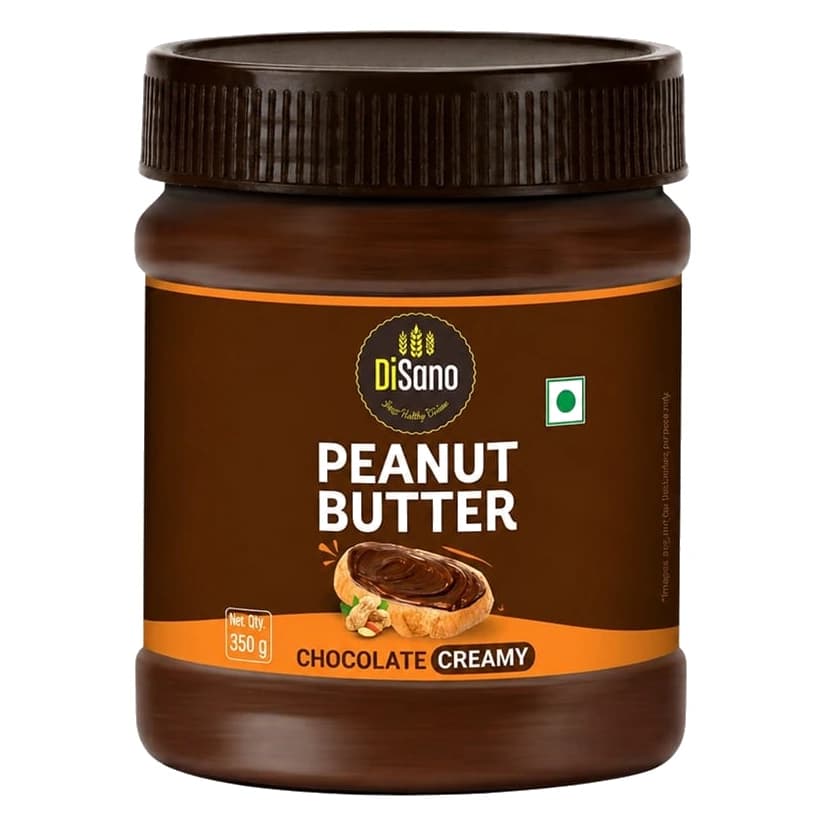Disano Chocolate Creamy Peanut Butter pack, front view