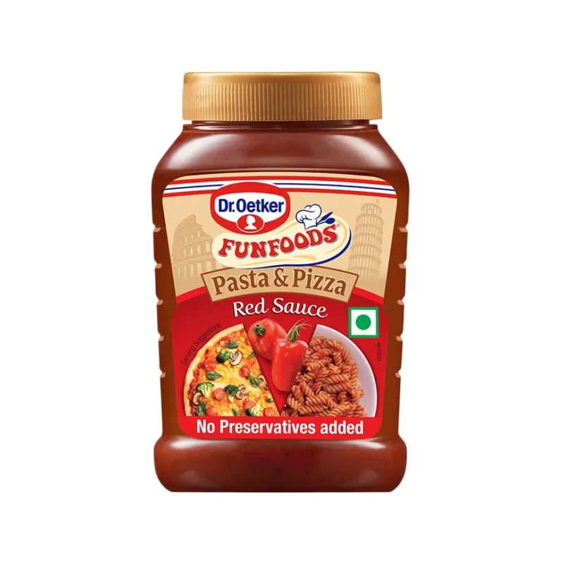 Dr. Oetker FunFoods Pasta & Pizza Red Sauce pack, front view