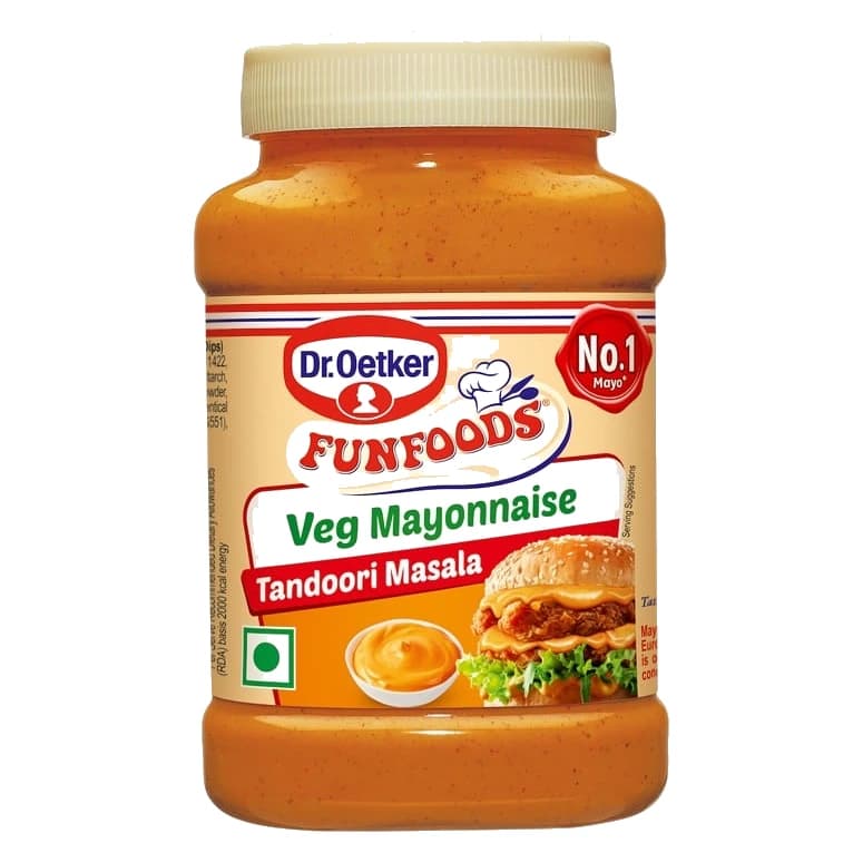 Dr. Oetker FunFoods Tandoori Mayonnaise jar