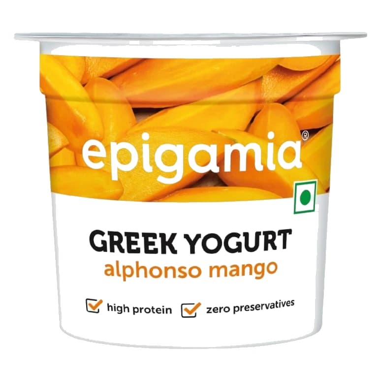 Epigamia Alphonso Mango Greek Yogurt pot