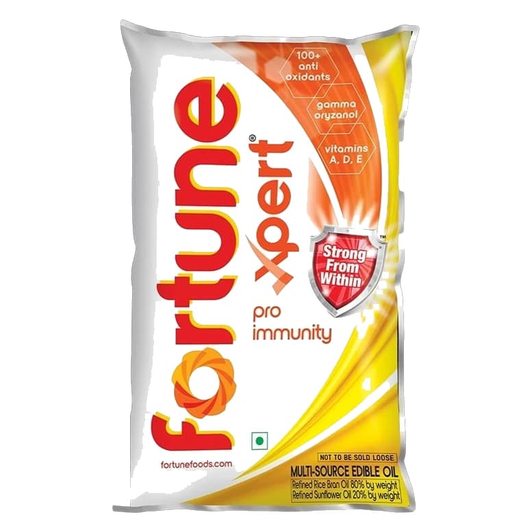 Fortune Xpert Pro Immunity Blended Cooking Oil pack, front view