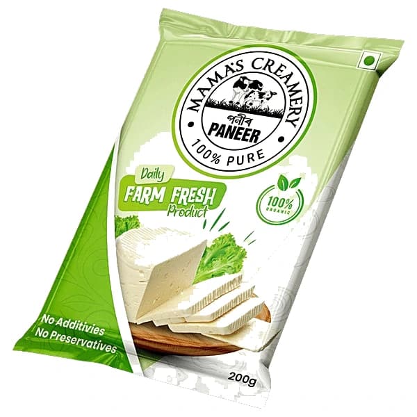 Mama's Creamery FreshK Farm Fresh Paneer pack, front view