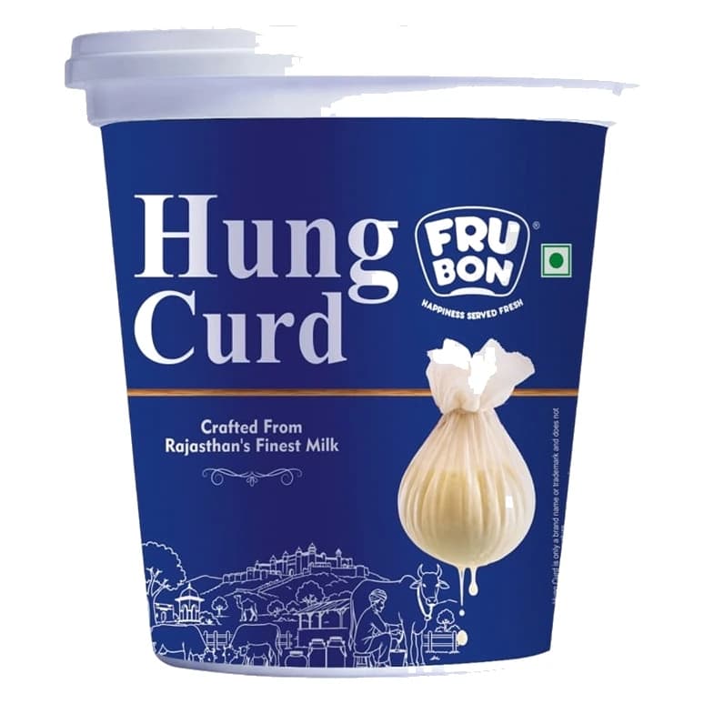 FruBon Hung Cup Curd pack, front view