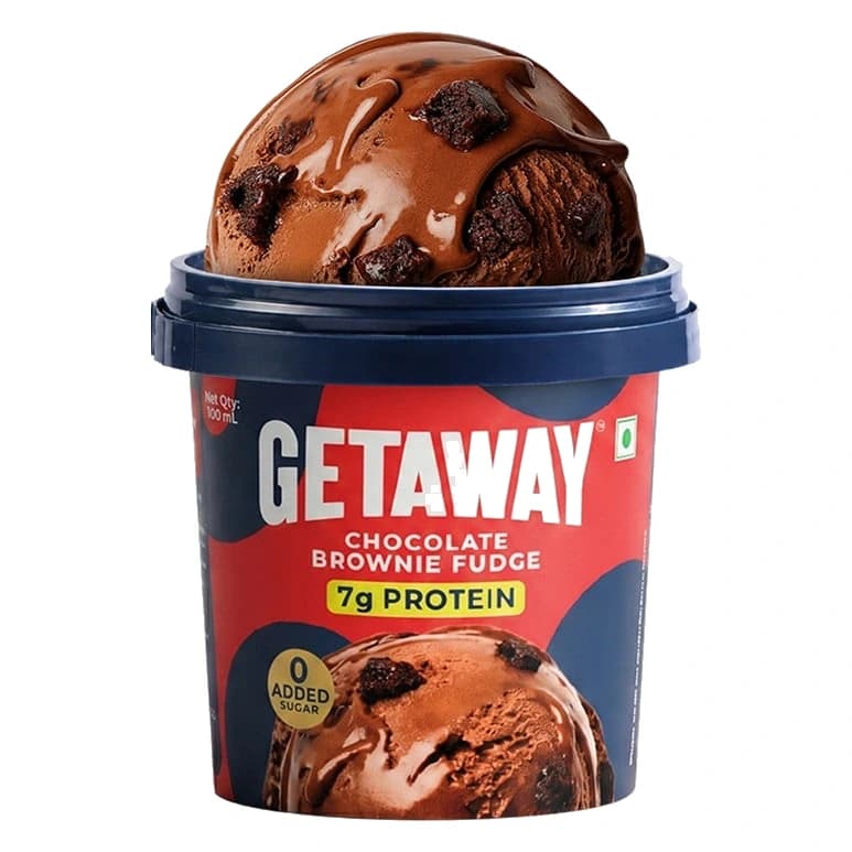 Get-A-Way Chocolate Brownie Fudge Ice Cream Cup pack