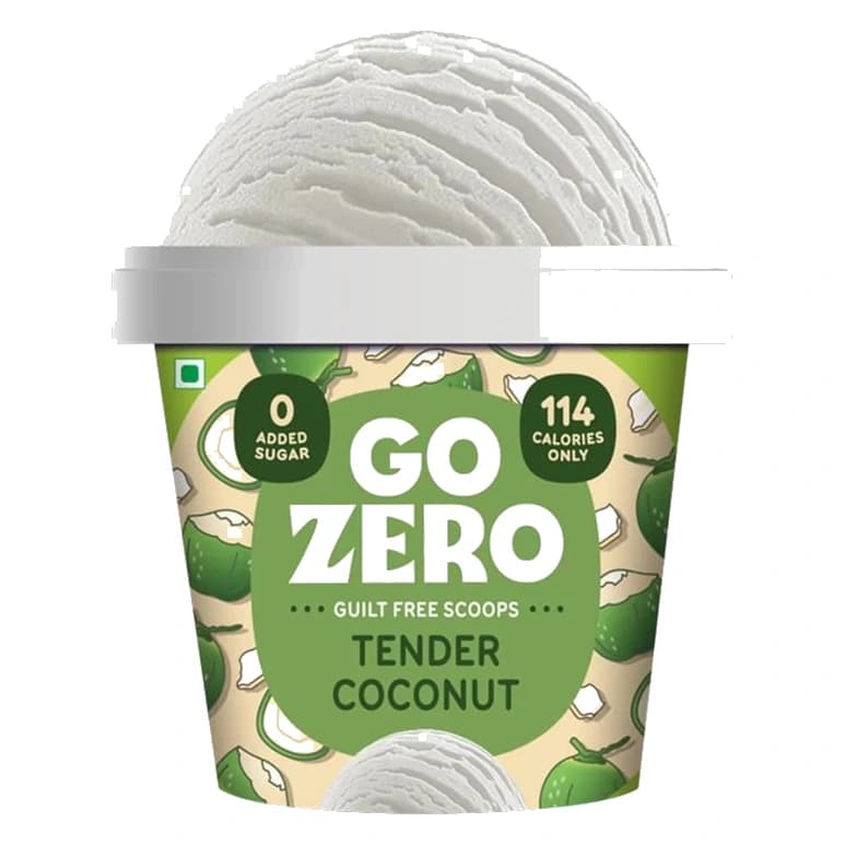Go Zero Tender Coconut Guilt Free Ice Cream Cup pack