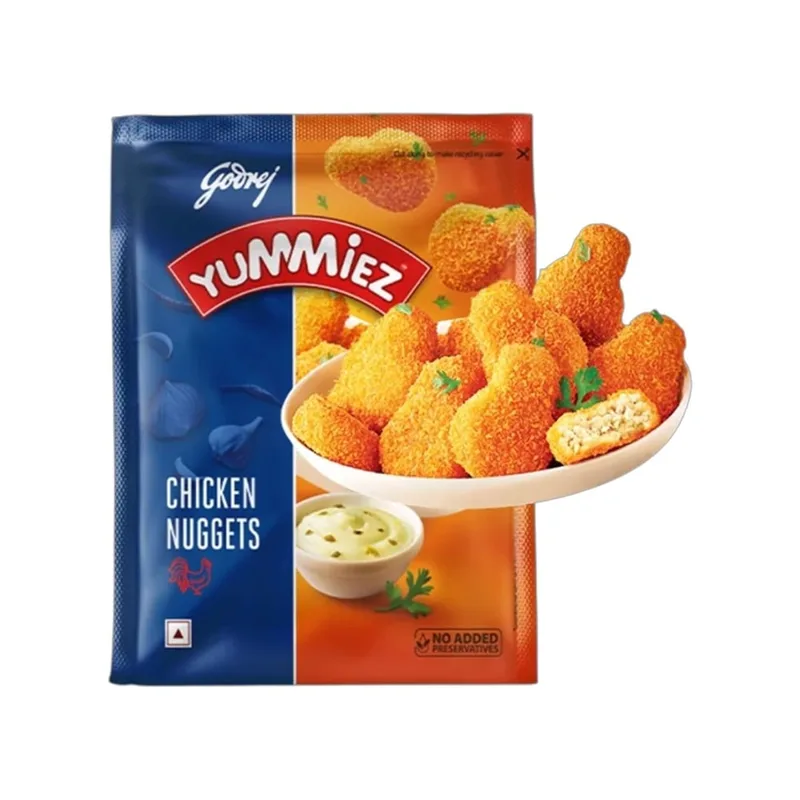 Godrej Yummiez Chicken Nuggets pack, front view