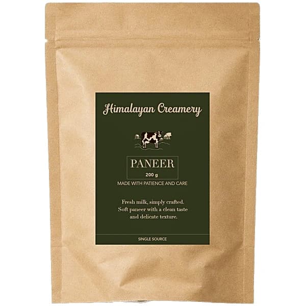 Himalayan Creamery Paneer Single Source pack, front view