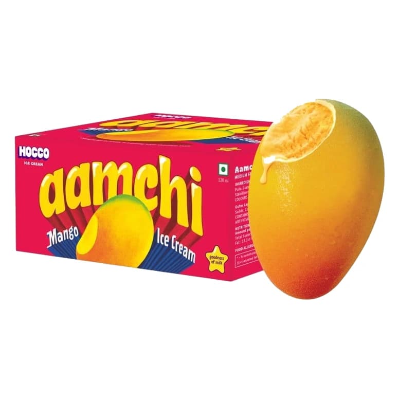 Hocco Aamchi Mango Ice Cream Cup pack