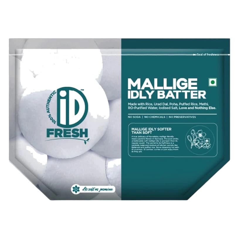 iD Fresh Mallige Idli Batter pack, front view