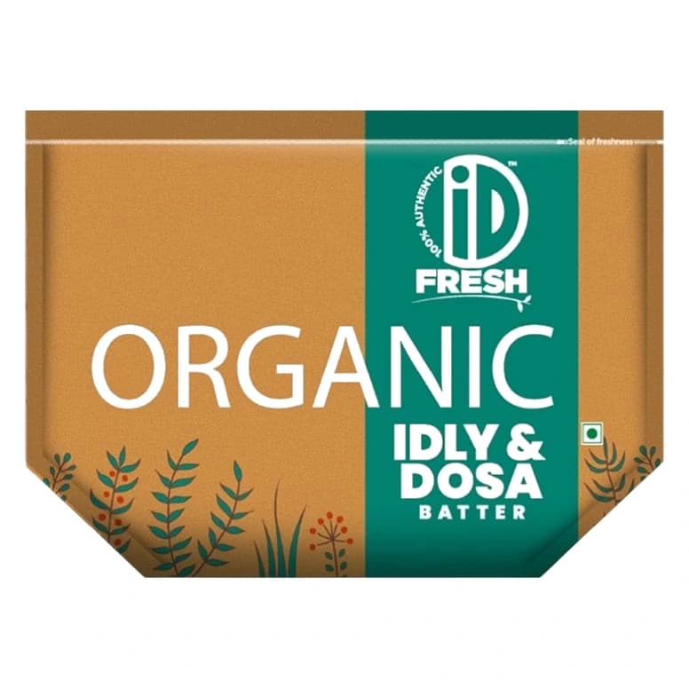 iD Fresh Organic Idly & Dosa Batter pack, front view