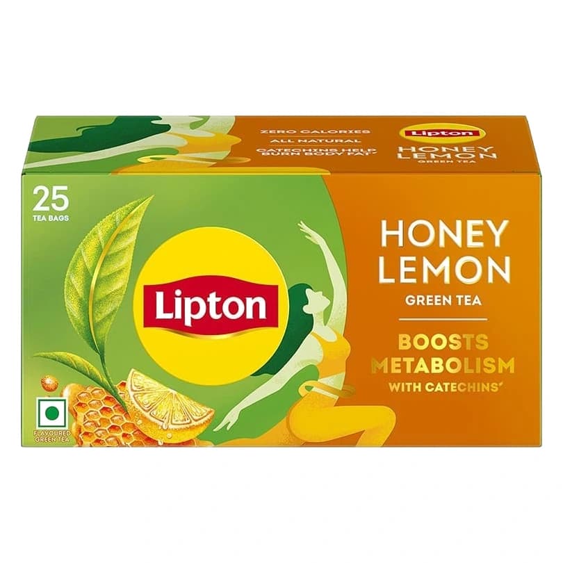 Lipton Honey Lemon Green Tea Bags box