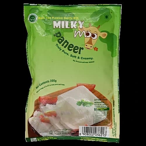 Milky Moo Paneer pack, front view