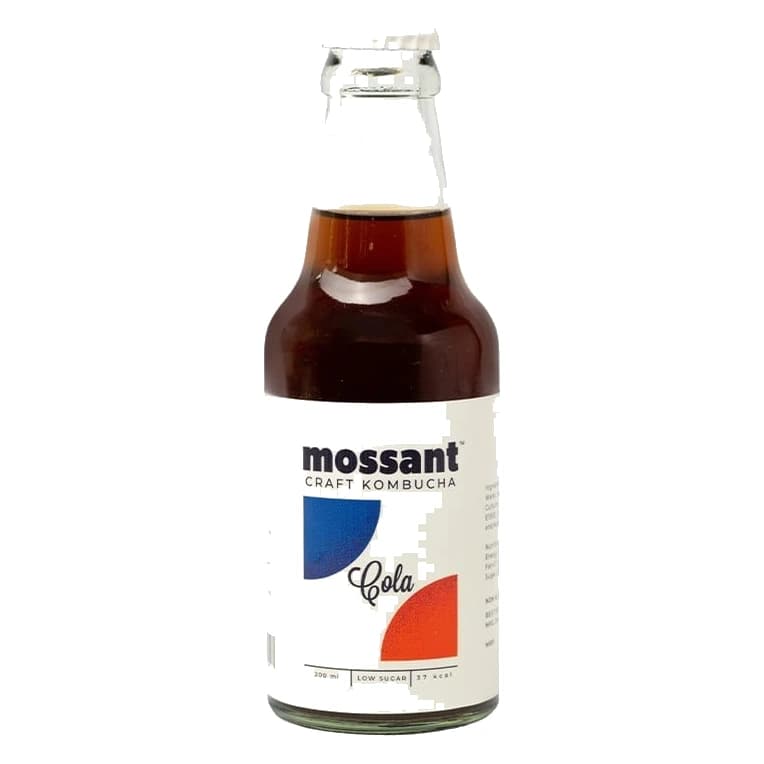 Mossant Craft Cola Kombucha pack, front view