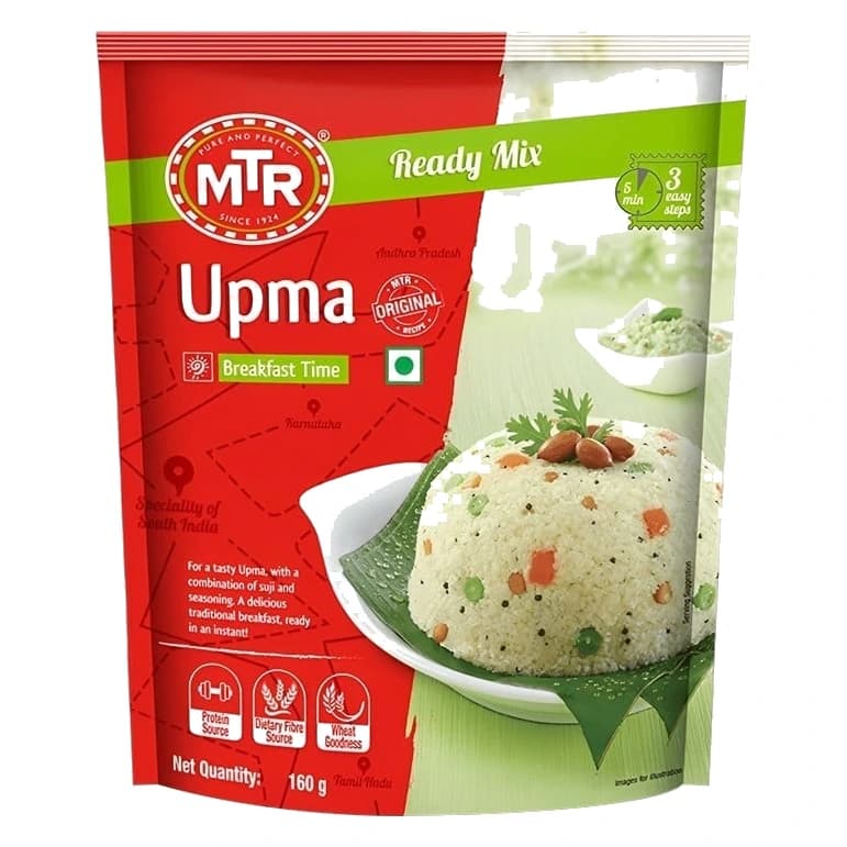 MTR Upma Breakfast Mix pack, front view
