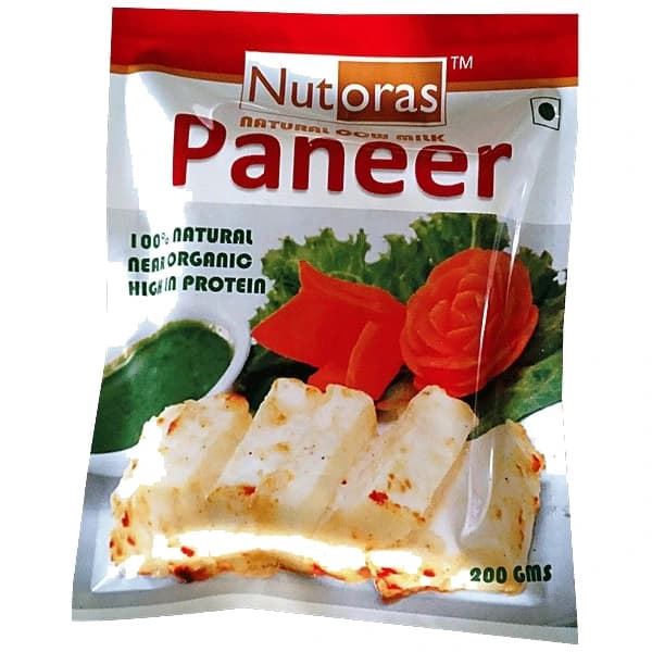 Nutoras Natural Cow Milk Paneer pack, front view