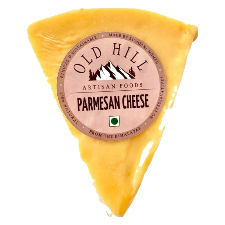 Old Hill Parmesan Cheese Block pack, front view