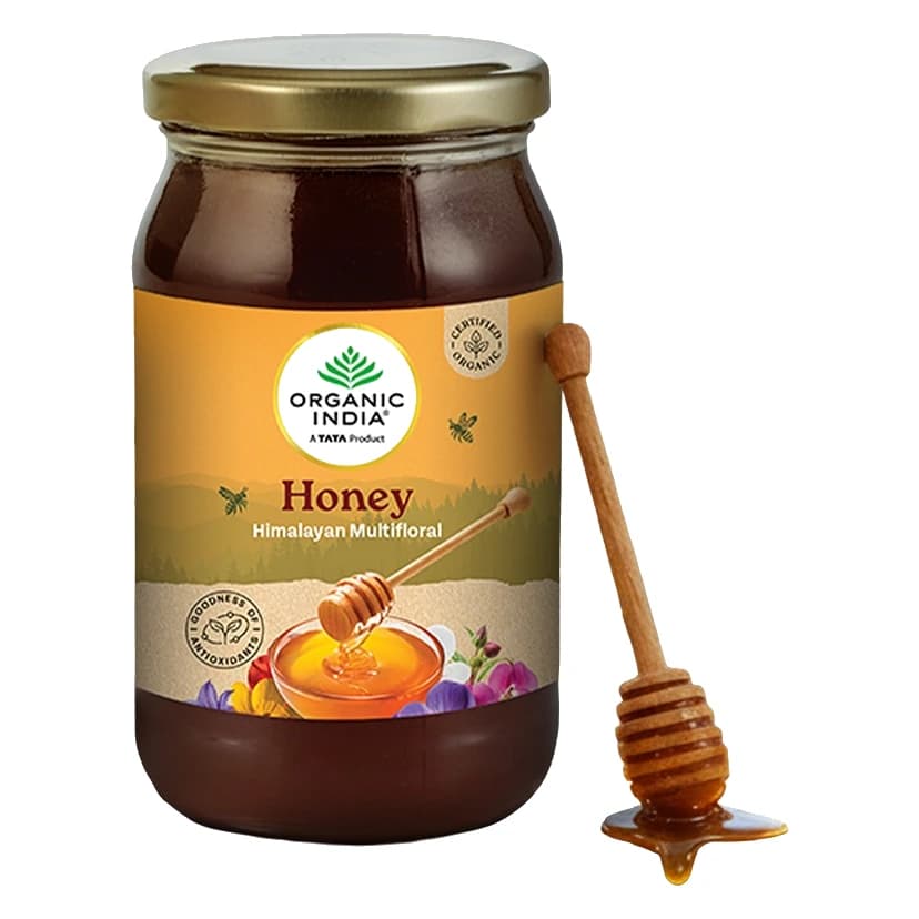 Organic India Multi Floral Organic Honey jar