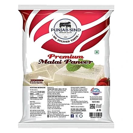 Punjab Sind Malai Paneer pack, front view
