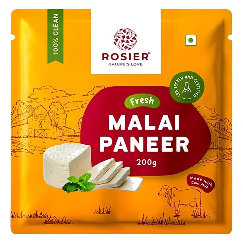 Rosier Malai Paneer pack, front view