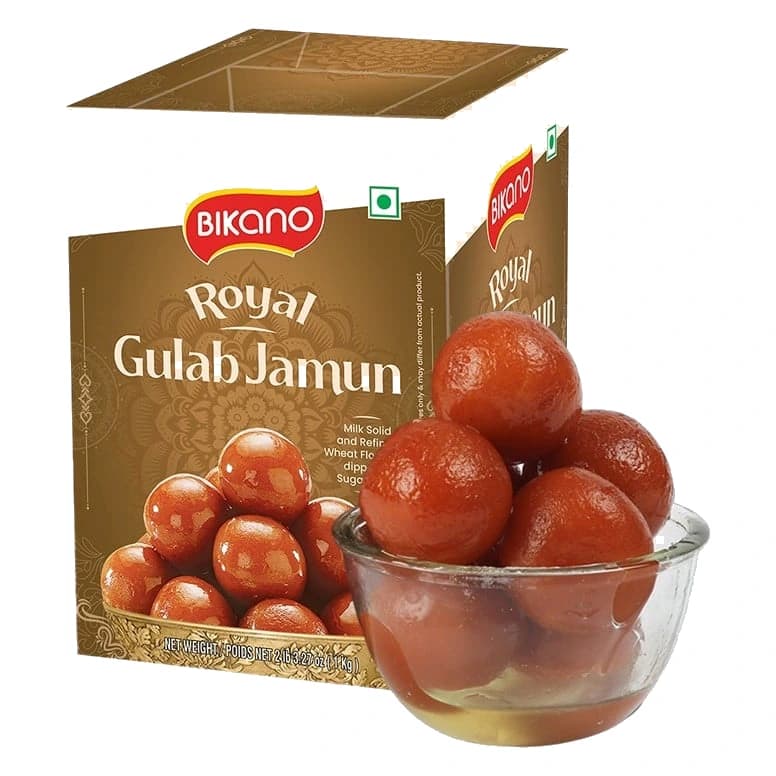 Bikano Royal Gulab Jamun pack, front view