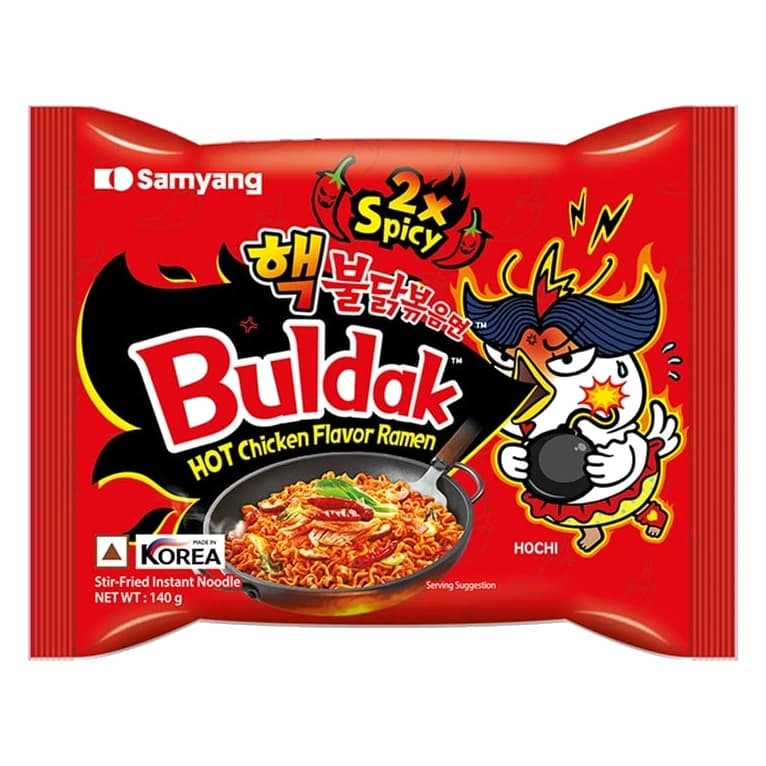 Samyang Buldak 2x Spicy Hot Chicken Flavour Ramen pack