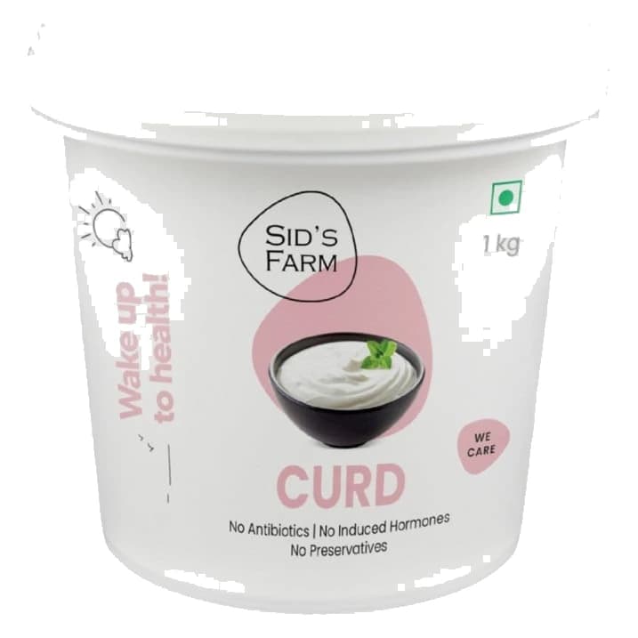 Sid's Farm Cup Curd pack, front view
