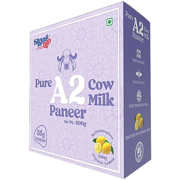 Skyrrup Pure A2 Cow Milk Paneer pack, front view
