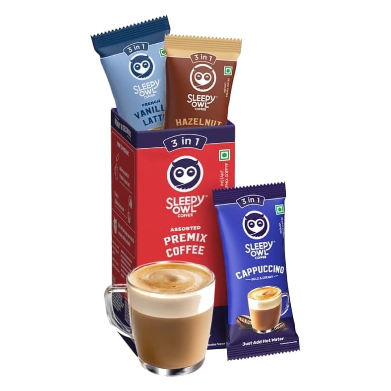 Sleepy Owl Assorted Premix Coffee box