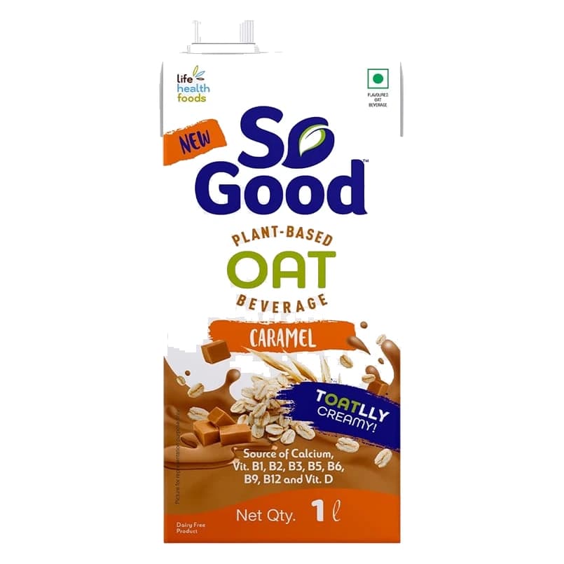 So Good Caramel Oat Beverage carton