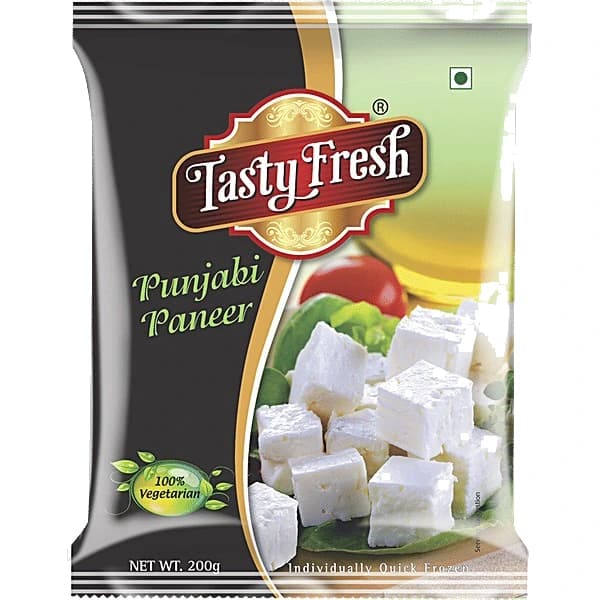 Tasty Fresh Punjabi Paneer pack, front view