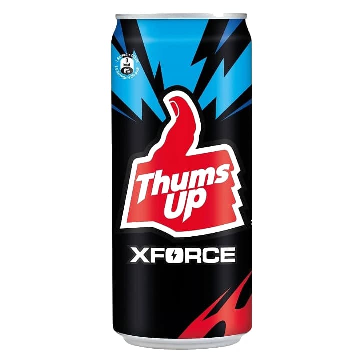 Thums Up X Force Zero Sugar Cola can