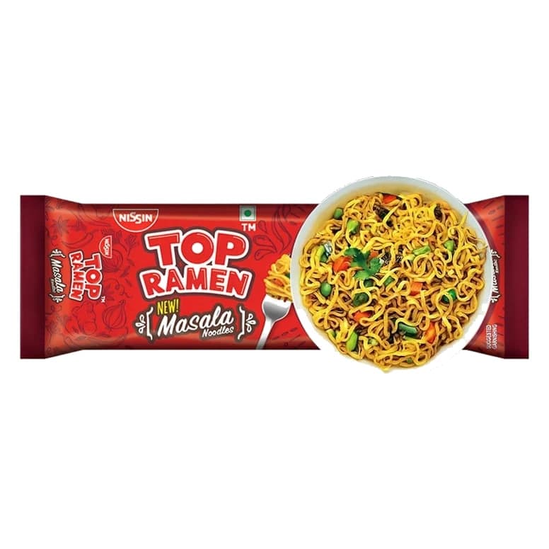Top Ramen Masala Noodles pack