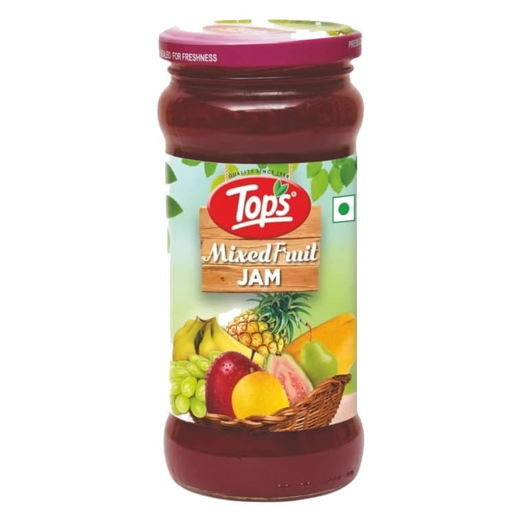 Tops Mixed Fruit Jam jar