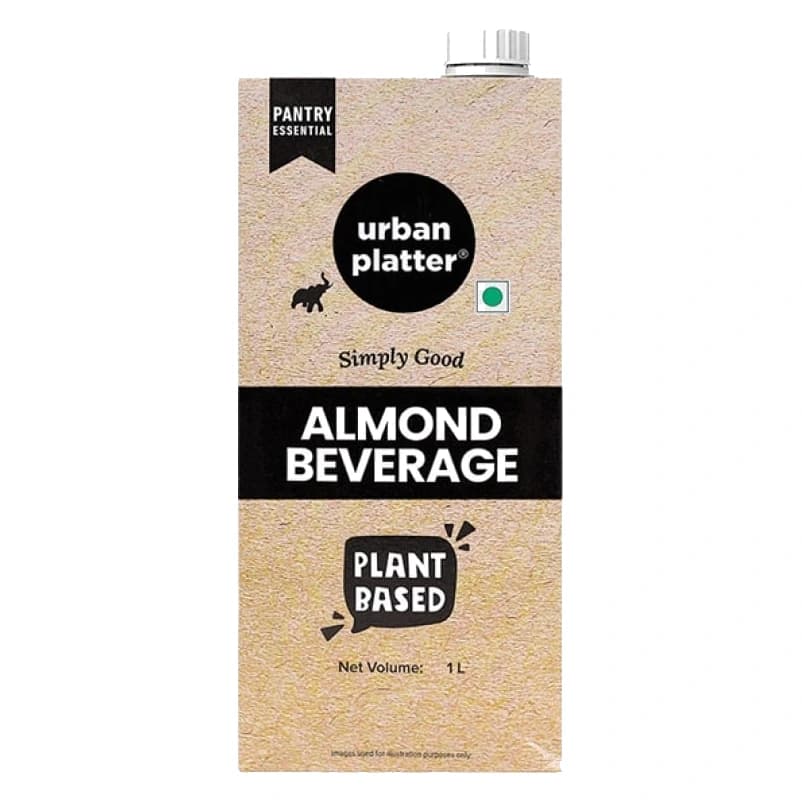 Urban Platter Unsweetened Almond Beverage carton