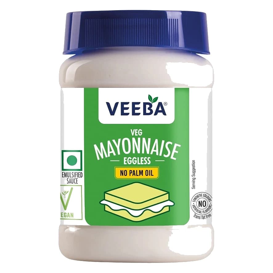 Veeba Veg Mayonnaise pack, front view