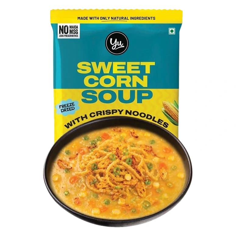 Yu Sweet Corn Soup with Crispy Noodles pack