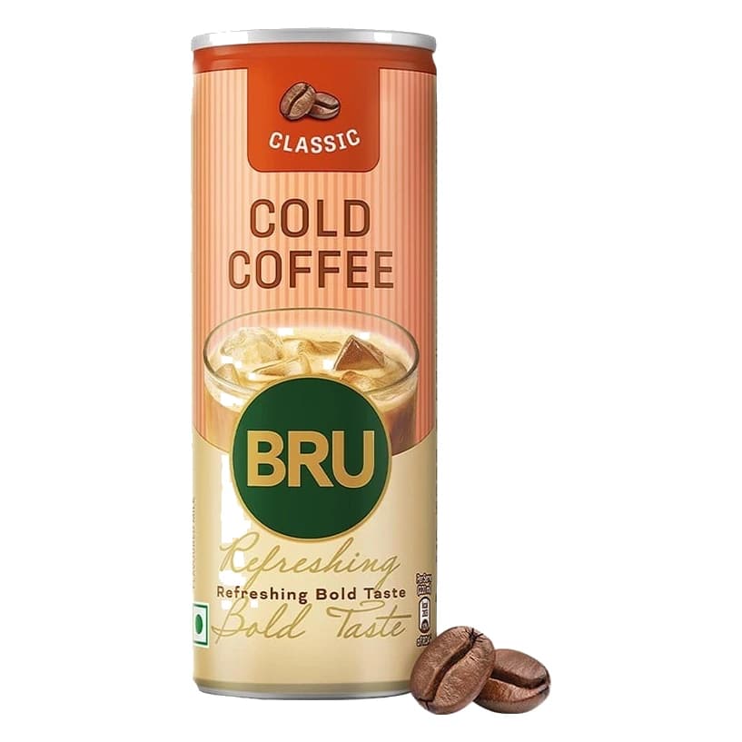 Bru Classic Cold Coffee can, front view