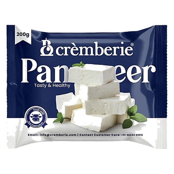 Cremberie Paneer pack, front view