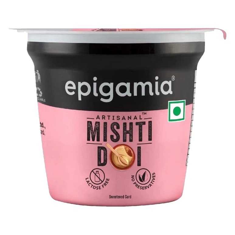 Epigamia Mishti Doi pack, front view