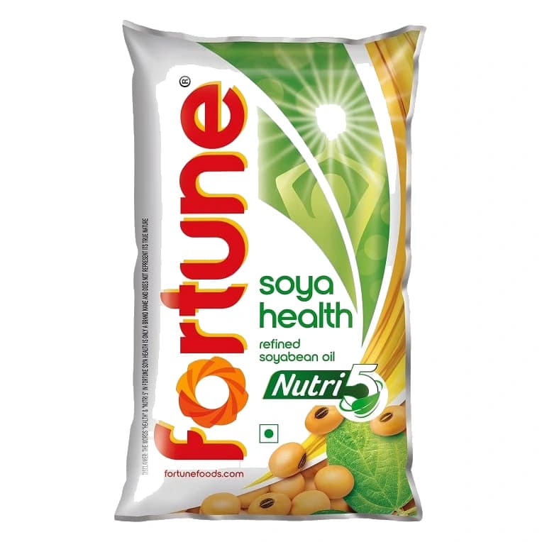 Fortune Soya Health Refined Soyabean Oil pack
