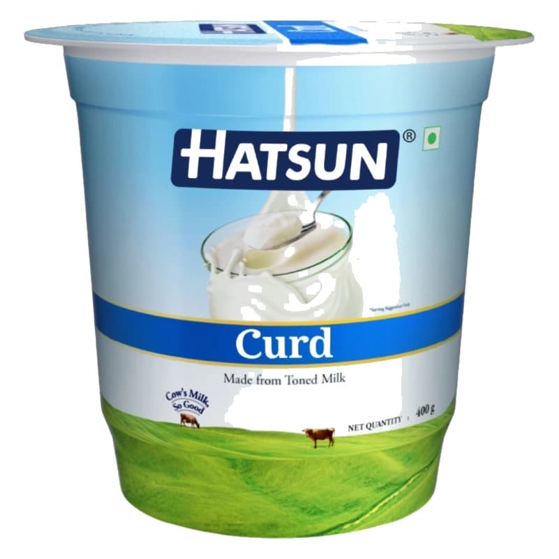 Hatsun Curd pack, front view