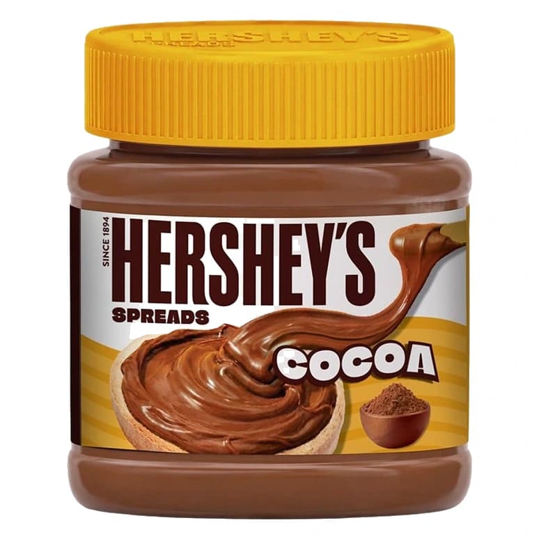 Hershey's Cocoa Chocolate Spread pack, front view