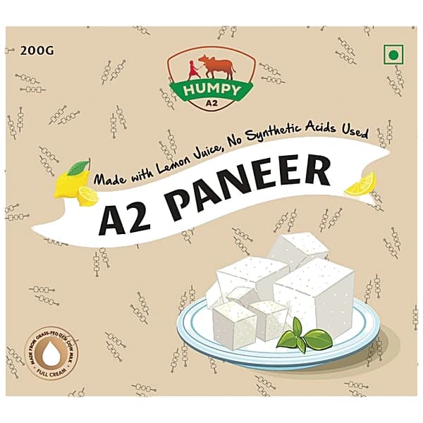 Humpy A2 Paneer pack, front view