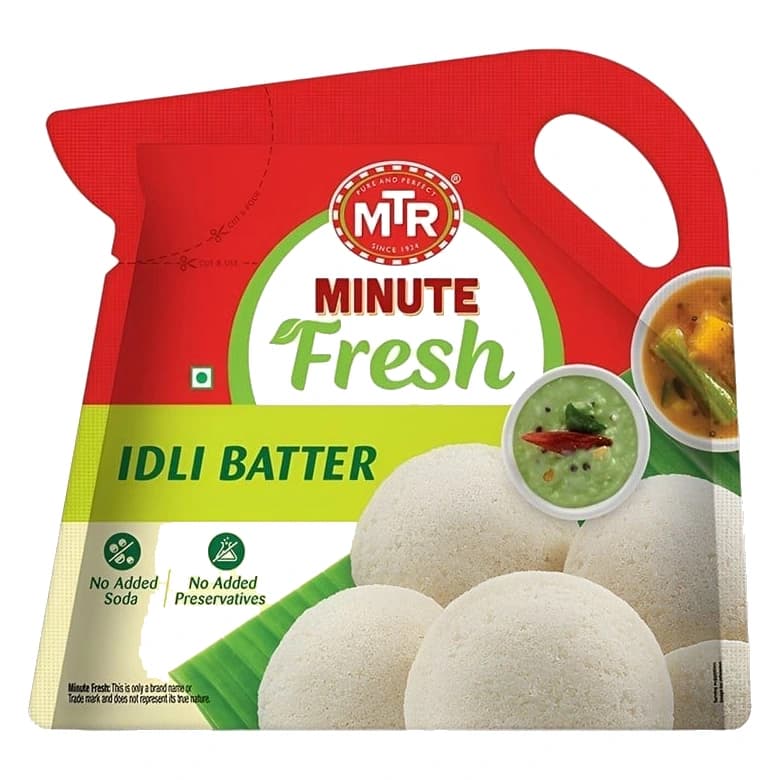 MTR Minute Fresh Idli Batter pack, front view