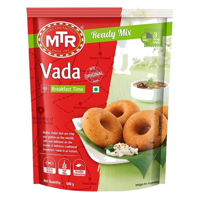 MTR Vada Breakfast Mix pack, front view