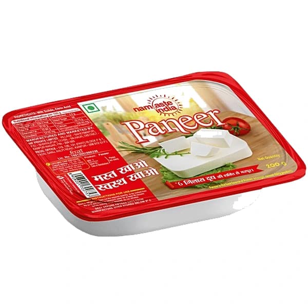 Namaste India Paneer pack, front view